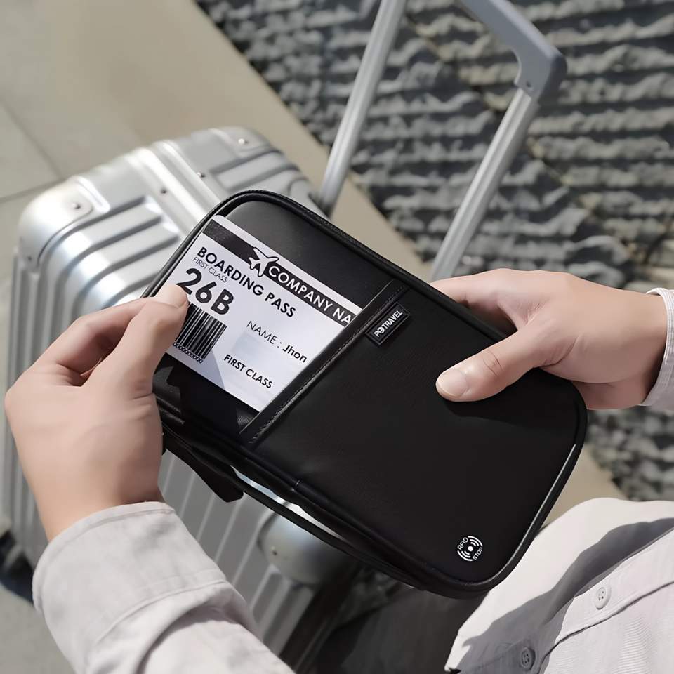 CARTERA DE VIAJE FAMILY PASS® (ORGANIZADOR DE PASAPORTES Y DOCUMENTOS FAMILIARES)