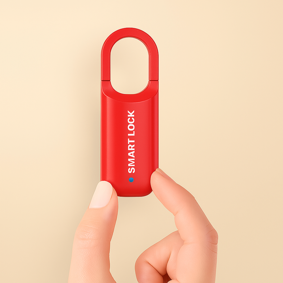 🔒CANDADO TOUCHLOCK® (SEGURIDAD INTELIGENTE CON HUELLA DACTILAR)👆