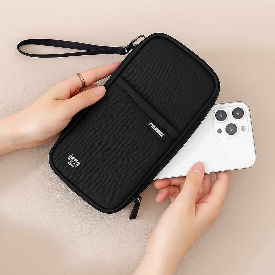 CARTERA DE VIAJE FAMILY PASS® (ORGANIZADOR DE PASAPORTES Y DOCUMENTOS FAMILIARES)
