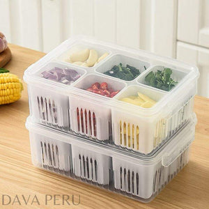 ORGANIZADOR DE 6 ESPACIOS PARA REFRIGERADOR