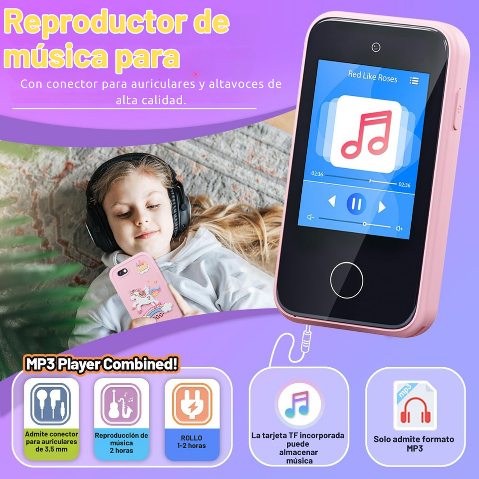 🌍SMART KIDS® (TELÉFONO INTELIGENTE SEGURO Y DIVERTIDO PARA NIÑOS)📲