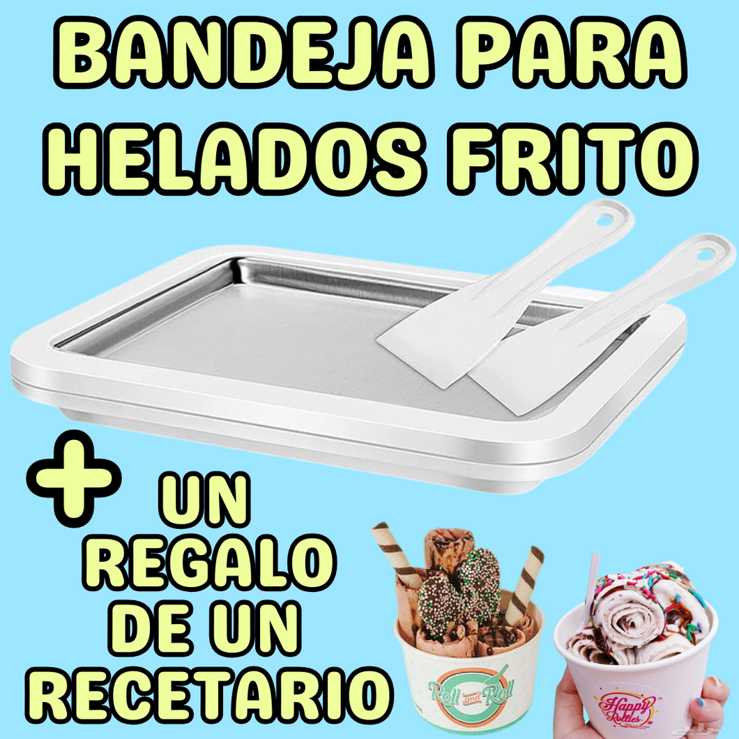 🍦BANDEJA ICE ROLL® (PREPARA HELADO FRITO EN MINUTOS)❄️